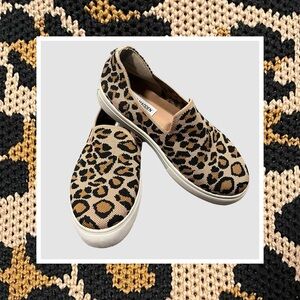 Steve Madden Animal Print Slip-On Sneakers